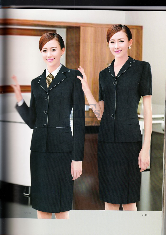 酒店工作服装款式图片大全