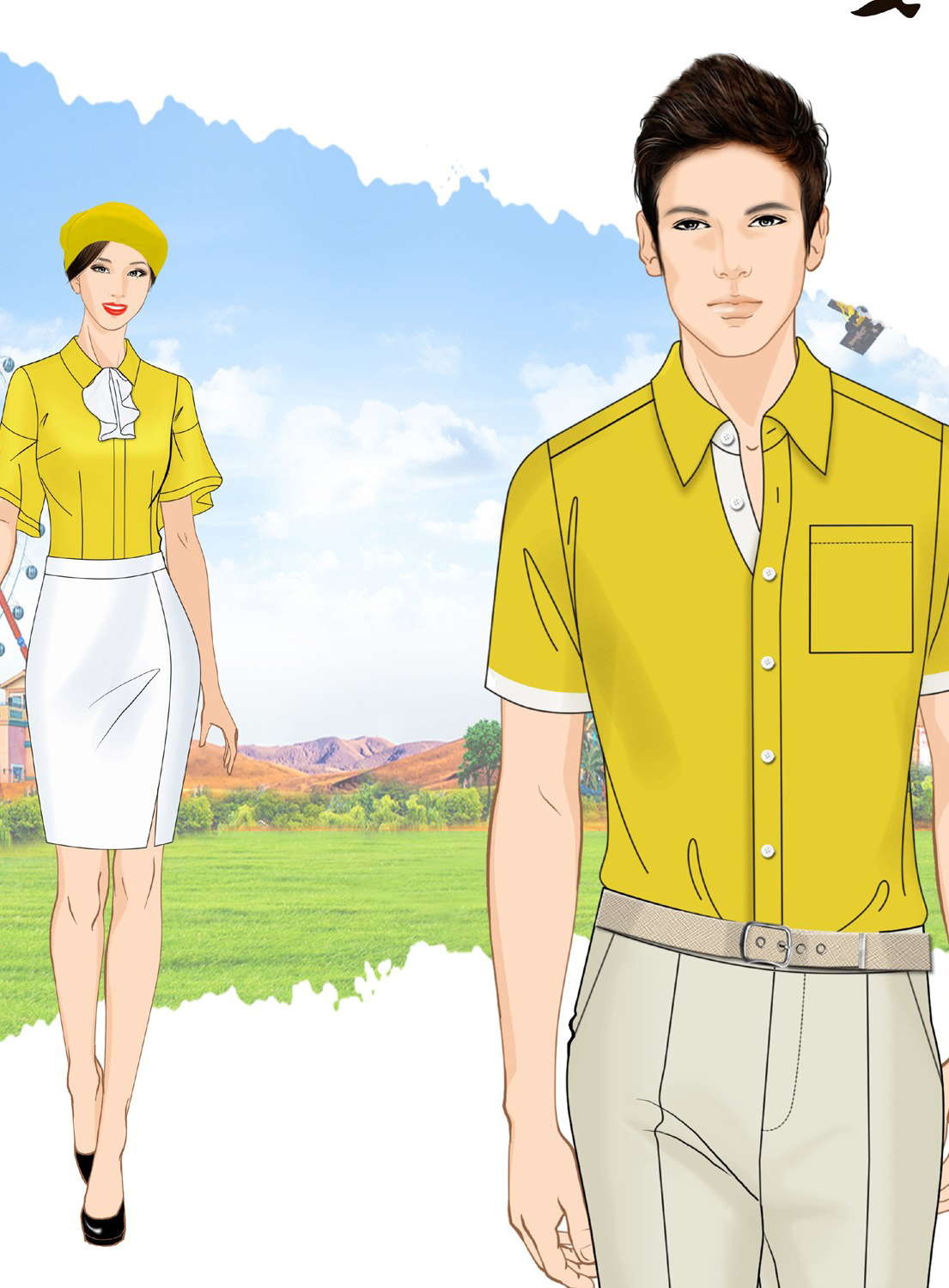 主题乐园员工工作服定做设计方案 主题乐园员工工作服定做设计方案