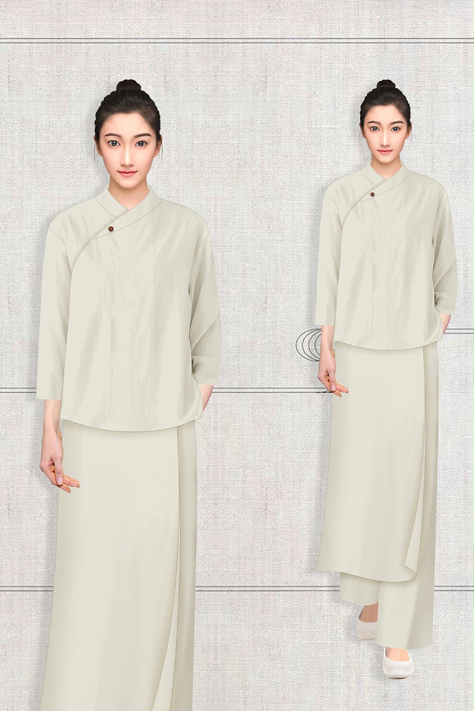 酒店员工工作服定制