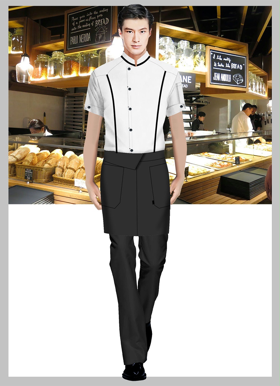 西餐厅服务员工作服定做